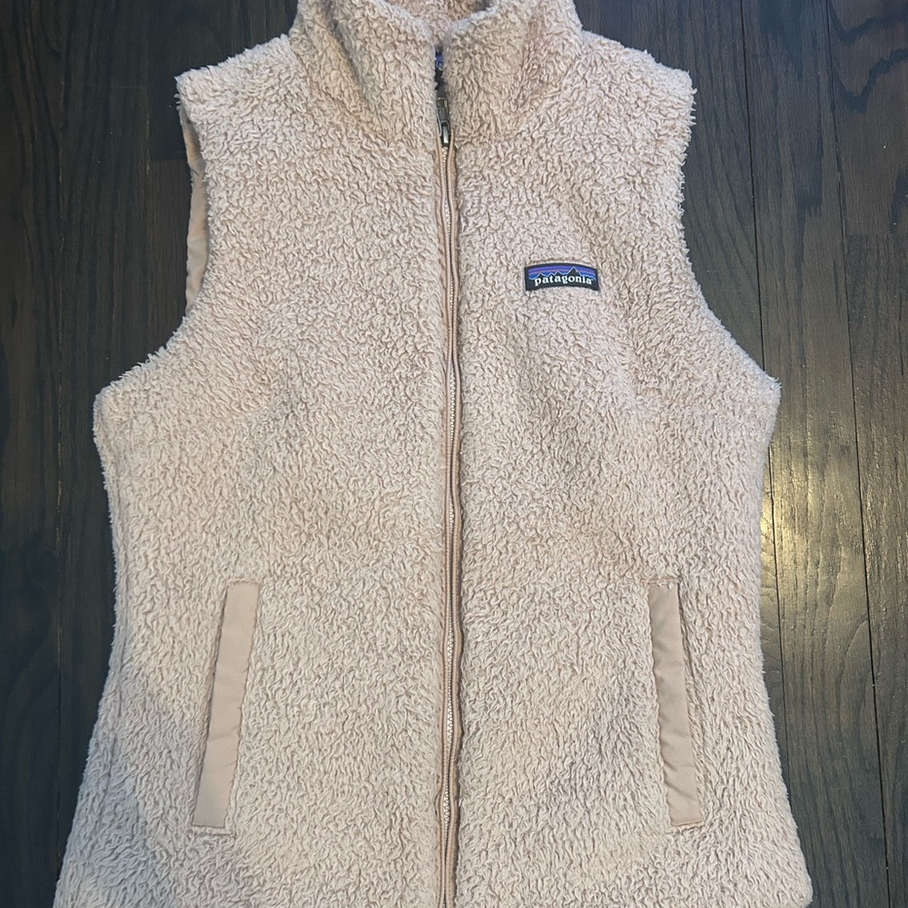 Patagonia Cream Fleece Vest